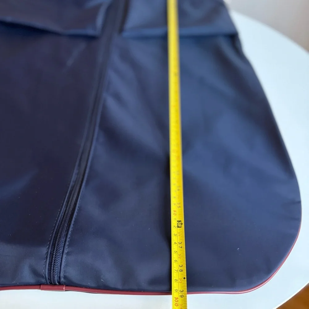 American Tourister Garment Bag Hanging Travel Suit Dress Cover Navy Blue